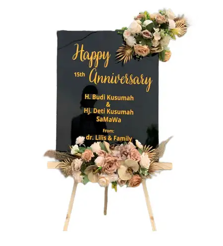 Papan Bunga Akrilik Gondek