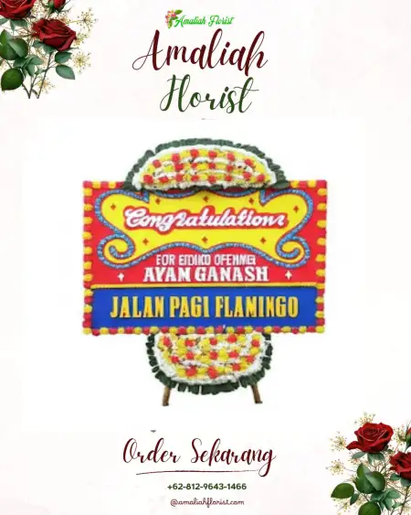 Sewa Papan Bunga Gondek